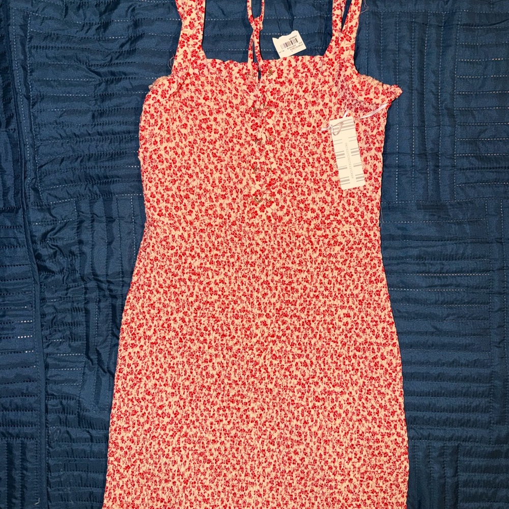 Bailey Blue Red Floral Mini Dress